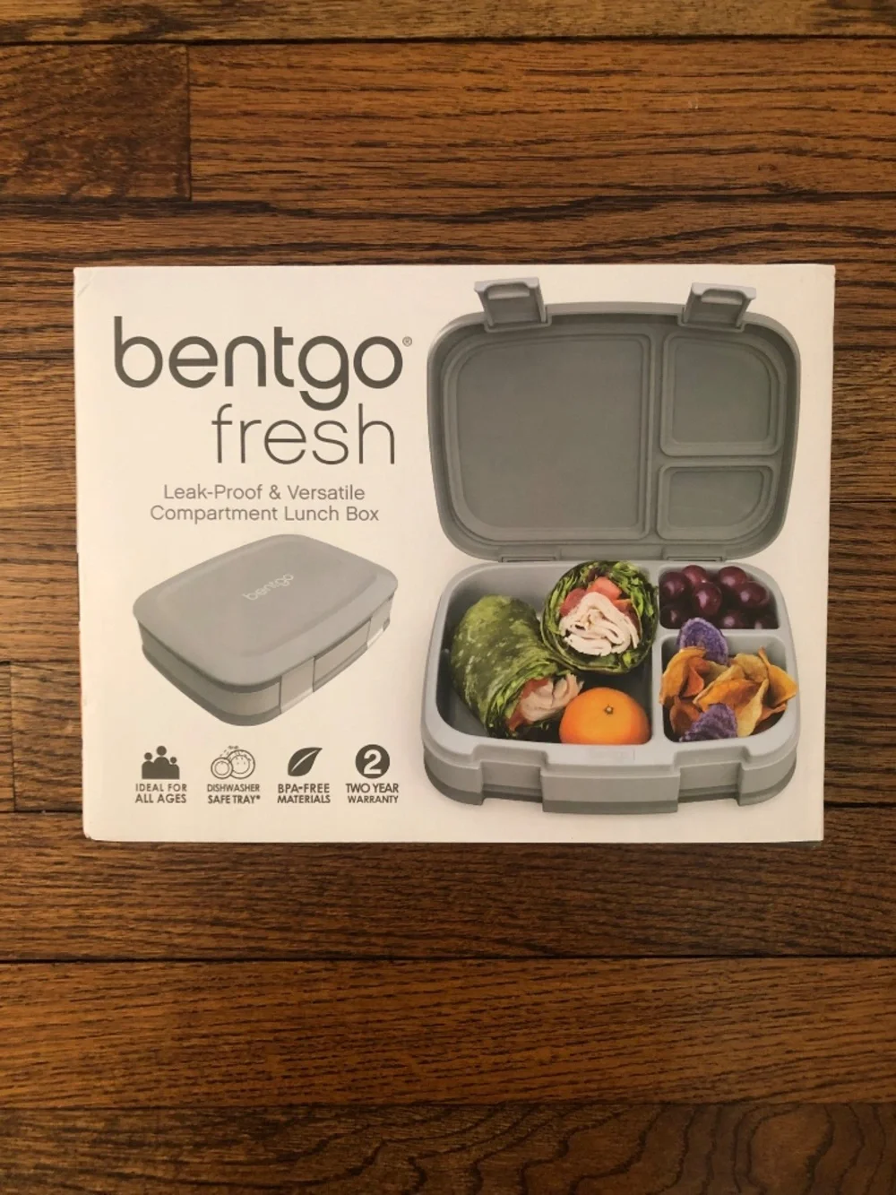 Bentgo Fresh Lunch Box, Gray